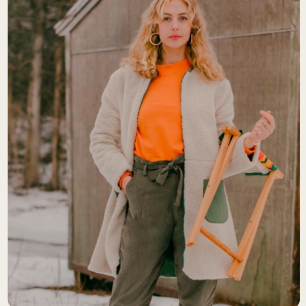 Loup Reversible Phoebe coat size S - Picture 7 of 14